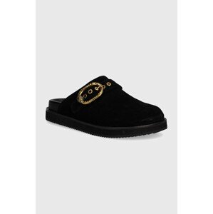 Natikače od brušene kože Kurt Geiger London Mayfair Casual Flat Mule za žene, boja: crna, 1293100209