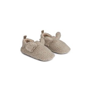Dječje papuče Liewood Maui Pile Slipper boja: bež, LW19239