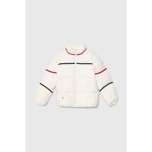 Dječja jakna Tommy Hilfiger boja: bijela, KS0KS00593