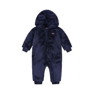 Kombinezon za bebe Levi's BEAR SHERPA COVERALL boja: tamno plava, 6EL511