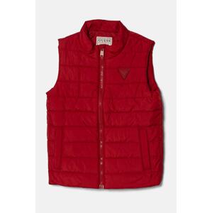 Dječji prsluk Guess boja: crvena, H4YJ03 WCFM0
