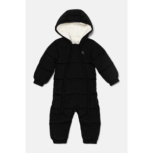 Kombinezon za bebe Calvin Klein Jeans boja: crna, IN0IN00243