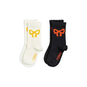 Dječje čarape Mini Rodini 2-pack boja: crna