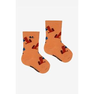 Dječje čarape Bobo Choses Hungry Squirrel boja: narančasta, 224AH009