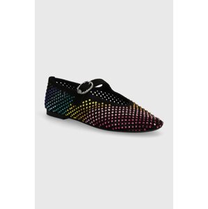 Balerinke od brušene kože Kurt Geiger London Mayfair Ballet Flat boja: crna, 2656305209