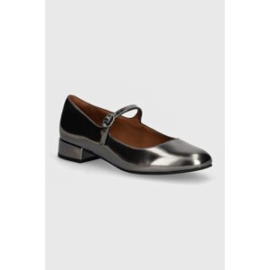 Kožne balerinke Kurt Geiger London Regent Low Mary Jane boja: srebrna, 1292664109