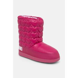Čizme za snijeg Love Moschino boja: ružičasta, JA24082G1LISE626
