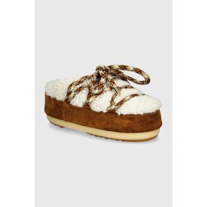 Kućne papuče Moon Boot MB MULE SHEARLING boja: smeđa, 80D1460240 MA03