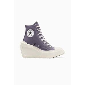 Tenisice Converse Chuck 70 De Luxe Wedge Platform za žene, boja: ljubičasta, A08282C