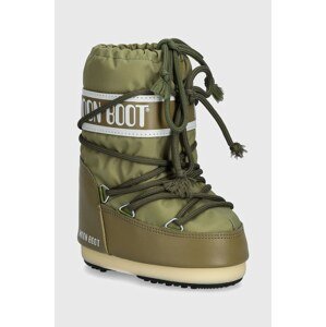 Dječje cipele za snijeg Moon Boot ICON NYLON boja: zelena, 80D1400440