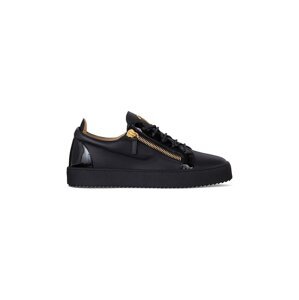Kožne tenisice Giuseppe Zanotti May London boja: crna, RU00010.003
