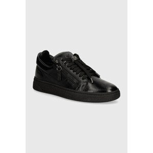 Kožne tenisice Giuseppe Zanotti GZ boja: crna, RU40019.003