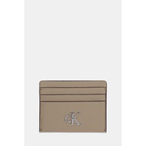 Etui za kartice Calvin Klein Jeans boja: bež, K60K612746