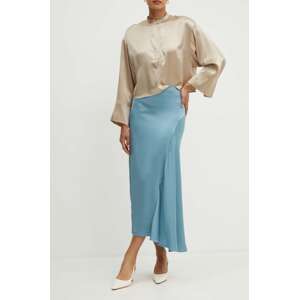 Suknja Weekend Max Mara maxi, širi se prema dolje, 2425106041600