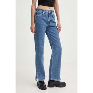 Traperice Karl Lagerfeld Jeans za žene, visoki struk, 245J1115