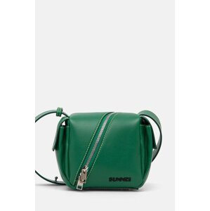 Kožna torba Sunnei boja: zelena, MACCWBAG004