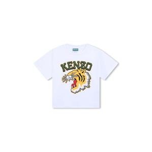 Dječja pamučna majica kratkih rukava Kenzo Kids boja: bijela, s tiskom, K60746