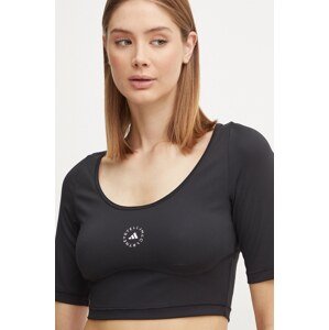 Majica kratkih rukava adidas by Stella McCartney za žene, boja: crna, IX8073