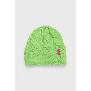Kapa Roxy x Rowley boja: zelena, od debelog pletiva