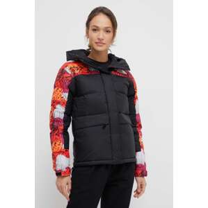 Pernata jakna The North Face za žene, boja: crna, za zimu