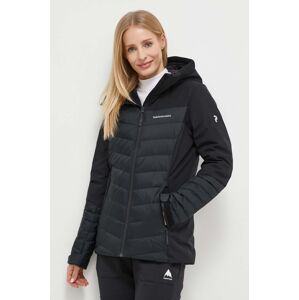 Pernata skijaška jakna Peak Performance Blackfire boja: crna
