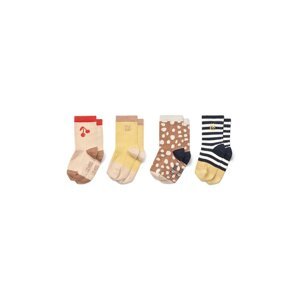 Dječje čarape Liewood 4-pack boja: ružičasta
