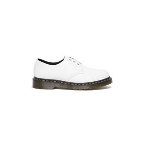 Cipele Dr. Martens DM27214113 Vegan 1461 za žene, boja: bijela, ravni potplat