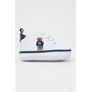Cipele za bebe Polo Ralph Lauren boja: bijela