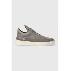 Tenisice od brušene kože Filling Pieces Low Top Suede boja: siva 10122791002