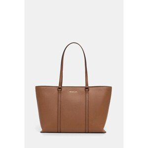 Kožna torba MICHAEL Michael Kors boja: smeđa