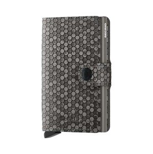 Kožni novčanik Secrid Miniwallet Hexagon Grey boja: siva