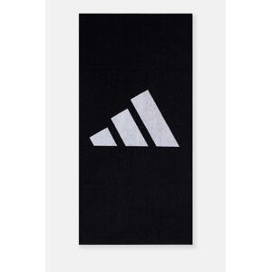 Pamučni ručnik adidas Performance boja: crna, IU1289