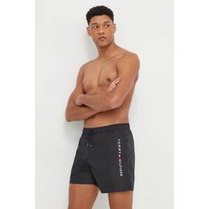 Kratke hlače za kupanje Tommy Hilfiger boja: crna, UM0UM03258