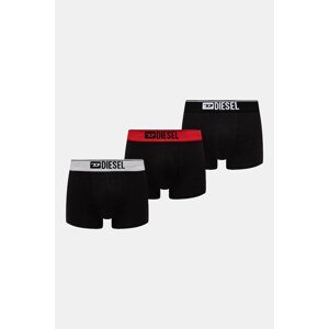 Bokserice Diesel UMBX-DAMIEN-THREE PACK BOXERS 3-pack za muškarce, boja: crna, 00ST3V.0GDAC