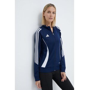 Dukserica za trening adidas Performance Tiro 24 boja: tamno plava, s aplikacijom, IR7492