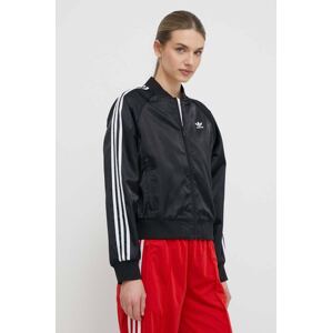 Dukserica adidas Originals SST Loose za žene, boja: crna, s aplikacijom, IU2533
