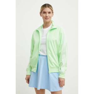 Dukserica adidas Originals za žene, boja: zelena, s aplikacijom, IP0614