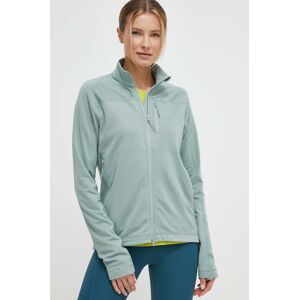 Sportska dukserica Fjallraven Abisko Lite boja: zelena, bez uzorka, F87142