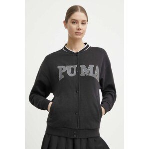 Dukserica Puma SQUAD za žene, boja: crna, s aplikacijom, 677902
