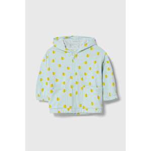 Dukserica za bebe United Colors of Benetton s kapuljačom, s uzorkom
