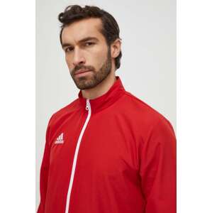 Dukserica za trening adidas Performance Entrada 22 Presentation boja: crvena, bez uzorka