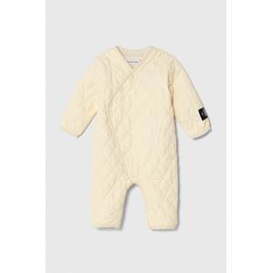 Kombinezon za bebe Calvin Klein Jeans boja: bež