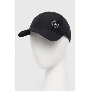 Kapa sa šiltom adidas by Stella McCartney boja: crna, bez uzorka, IP0394