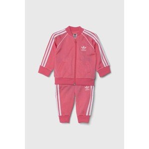 Dječja trenirka adidas Originals boja: ružičasta