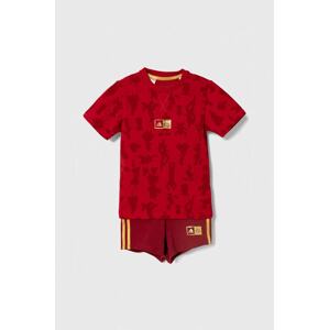 Dječji komplet adidas x Disney boja: bordo