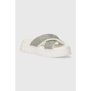 Natikače Liu Jo LOVELY SANDAL 02 za žene, boja: bijela, s platformom, BA4133TX42101111