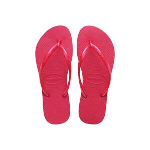 Japanke Havaianas SLIM za žene, boja: ružičasta, ravni potplat, 4000030.5241