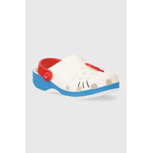Dječje natikače Crocs HELLOITTY IAM CLASSIC CLOG boja: bijela
