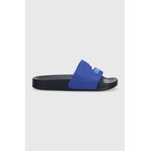 Dječje natikače adidas ADILETTE SHOWER K boja: tamno plava