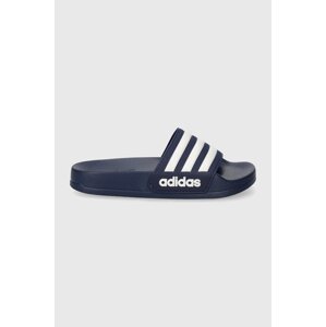 Dječje natikače adidas ADILETTE SHOWER K boja: tamno plava